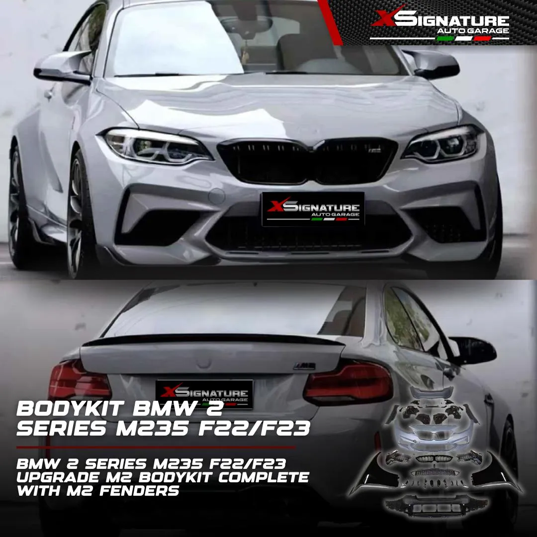 BMW 2 SERIES M235 F22/F23 UPGRADE M2 BODYKIT COMPLETE WITH M2 FENDERS