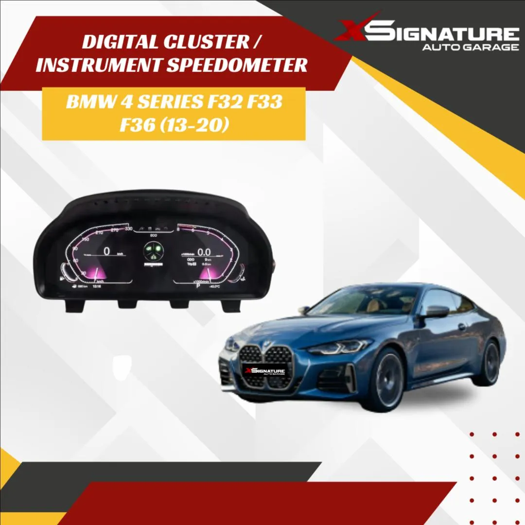 DIGITAL CLUSTER SPEEDOMETER BMW 4 SERIES F32 F33 F36 13 G SERIES STYLE