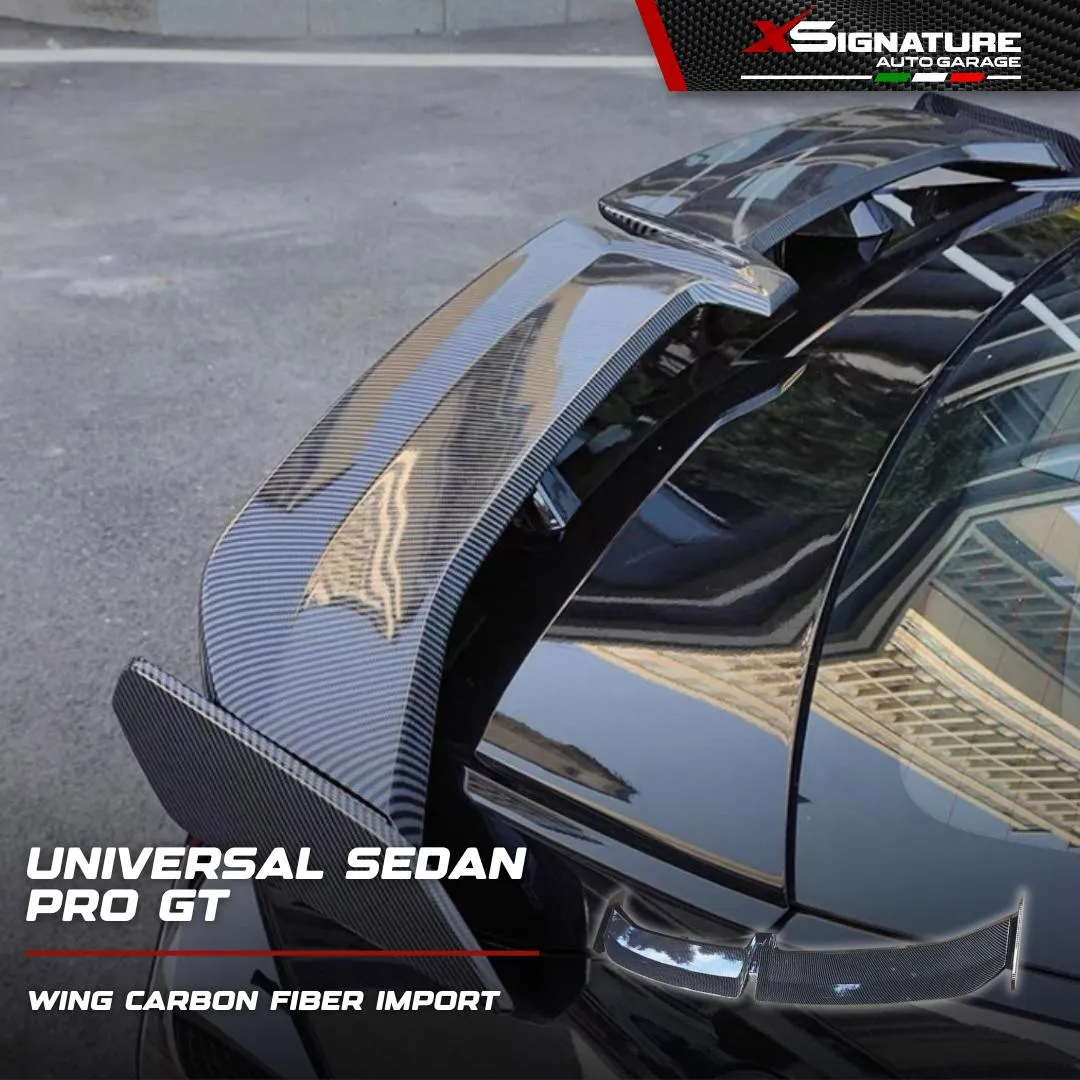 UNIVERSAL SEDAN PRO GT WING CARBON FIBER IMPORT
