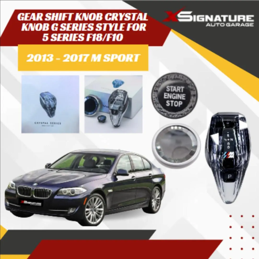 GEAR SHIFT KNOB CRYSTAL KNOB G SERIES FOR BMW 5 SERIES F18 F10 2013