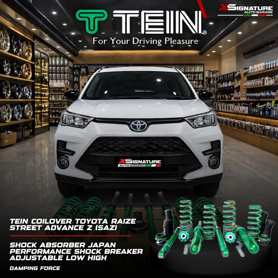 TEIN COILOVER TOYOTA RAIZE STREET ADVANCE Z (SAZ) SHOCK ABSORBER JAPAN PERFORMANCE SHOCK BREAKER ADJUSTABLE LOW HIGH & DAMPING FORCE