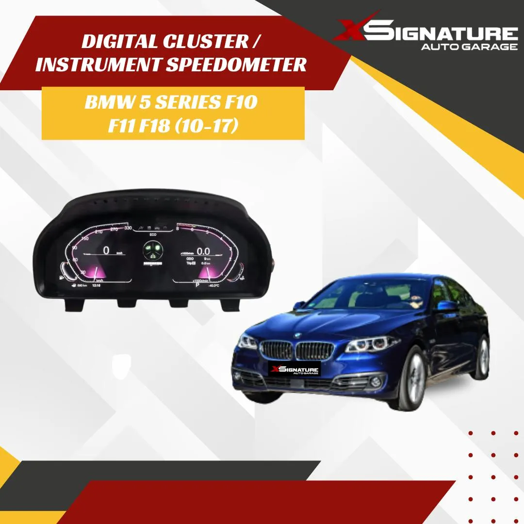 DIGITAL CLUSTER SPEEDOMETER BMW 5 SERIES F10 F11 F18 10 G SERIES STYLE