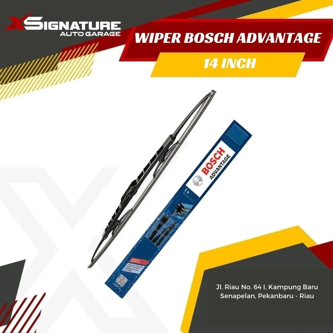WIPER BOSCH ADVANTAGE UKURAN 14 Inch - PEMBERSIH KACA MOBIL