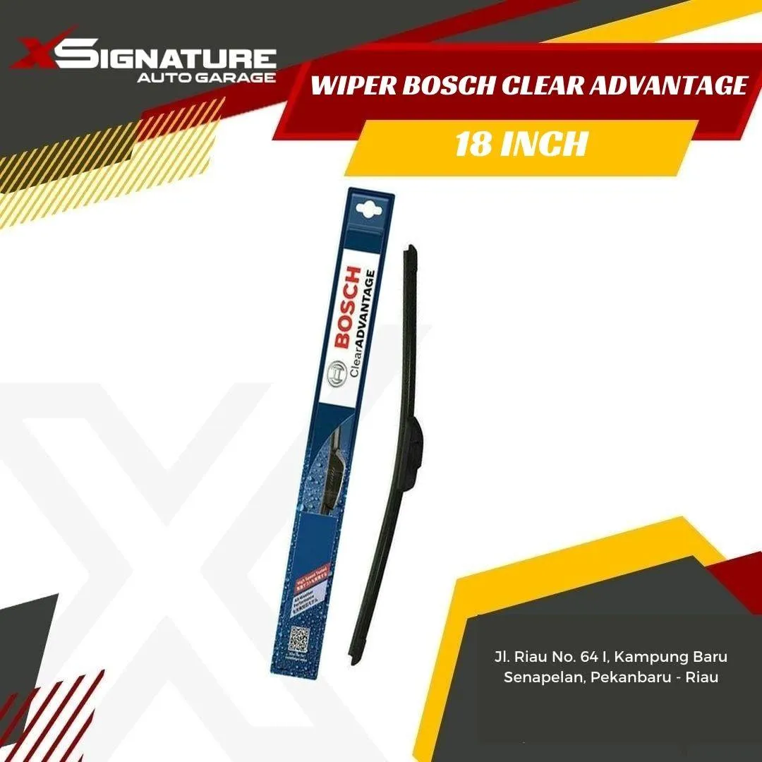 WIPER BOSCH CLEAR ADVANTAGE UKURAN 18 Inch - FRAMELESS