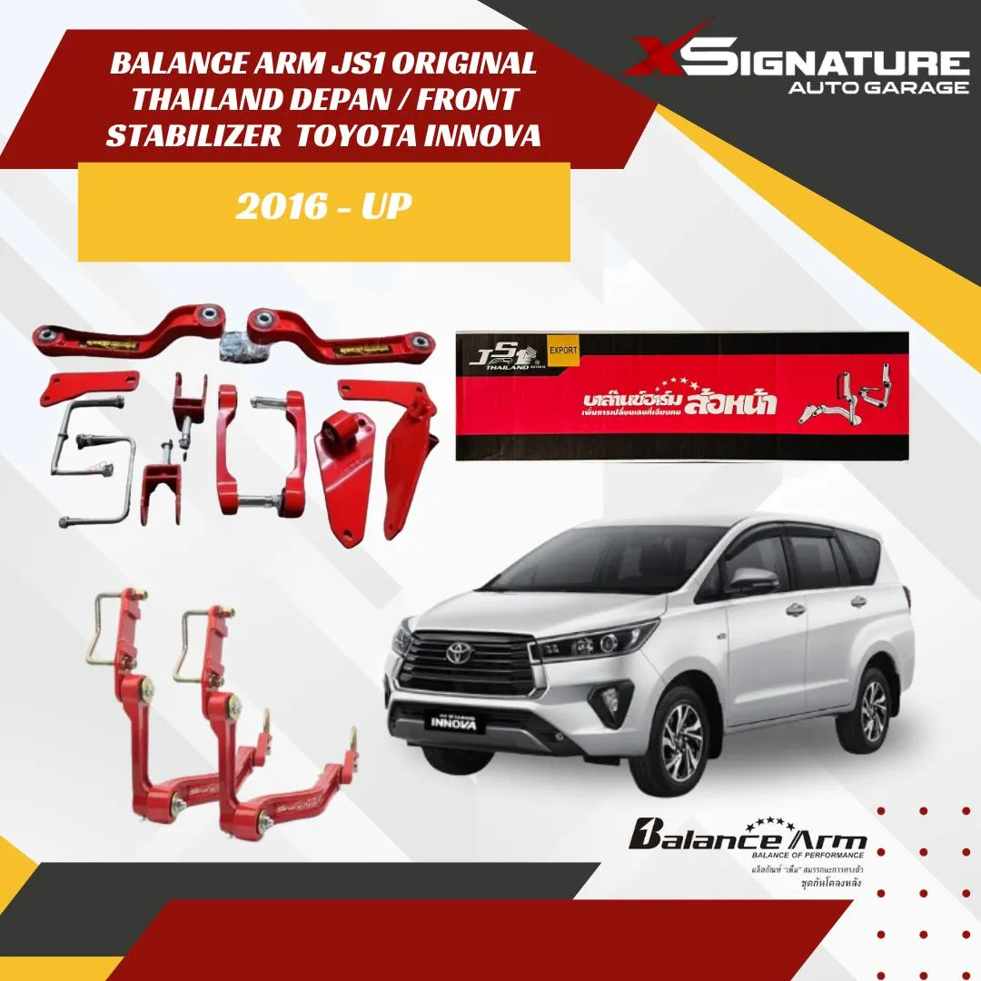 BALANCE ARM JS1 ORIGINAL THAILAND DEPAN FRONT TOYOTA GRAND INNOVA 2016