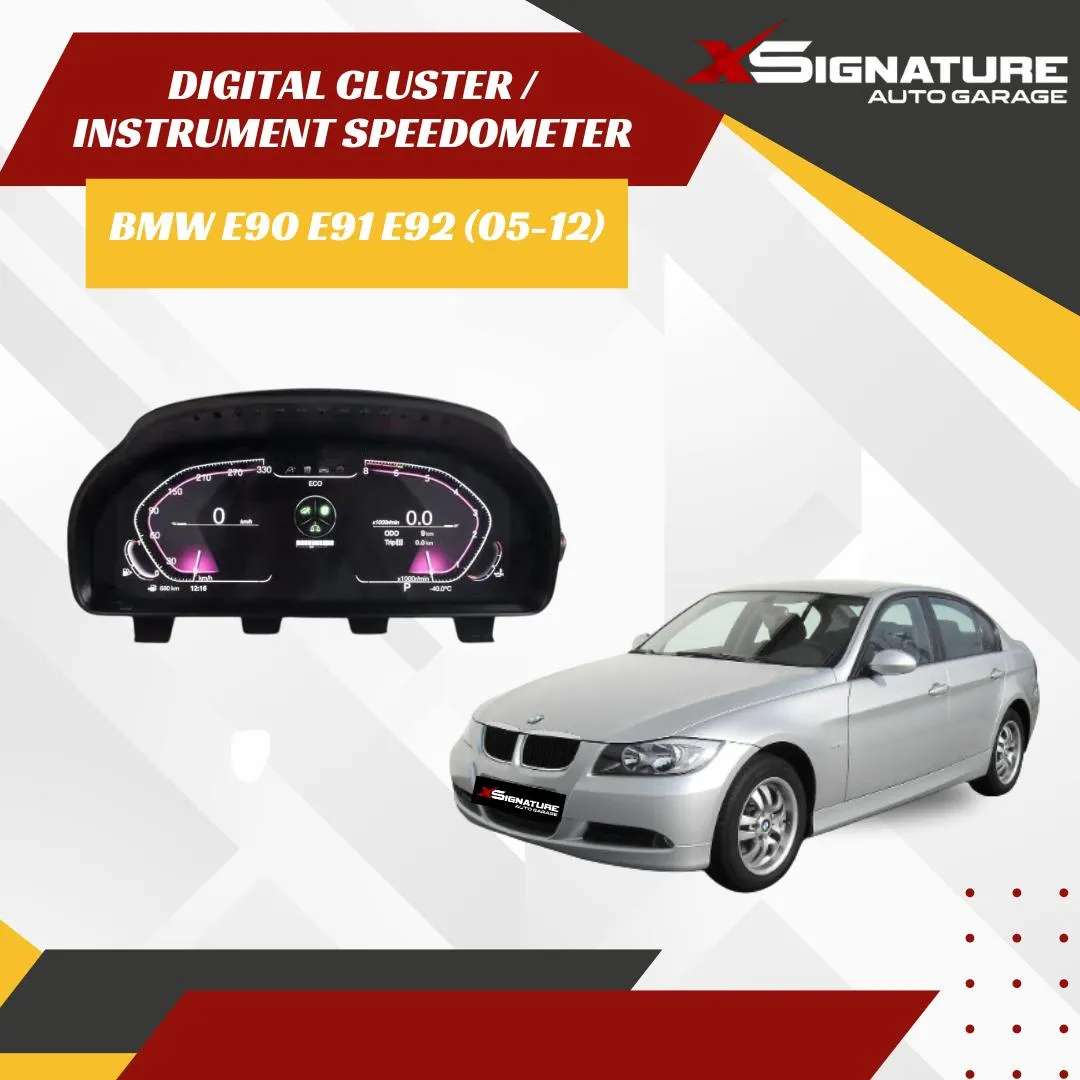 DIGITAL CLUSTER SPEEDOMETER BMW E90 E91 E92 05-12 G SERIES STYLE