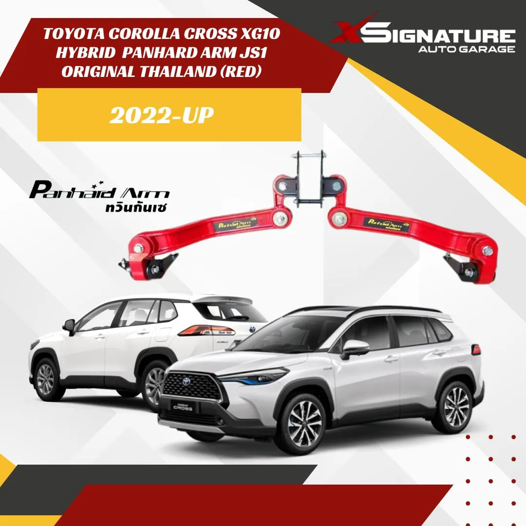 PANHARD ARM JS1 THAILAND ASLI ORIGINAL TOYOTA COROLLA CROSS XG10 RED