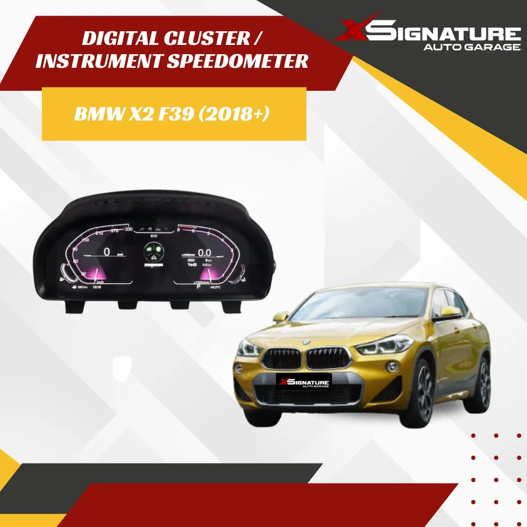 DIGITAL CLUSTER SPEEDOMETER BMW X2 F39 2018+ G SERIES STYLE