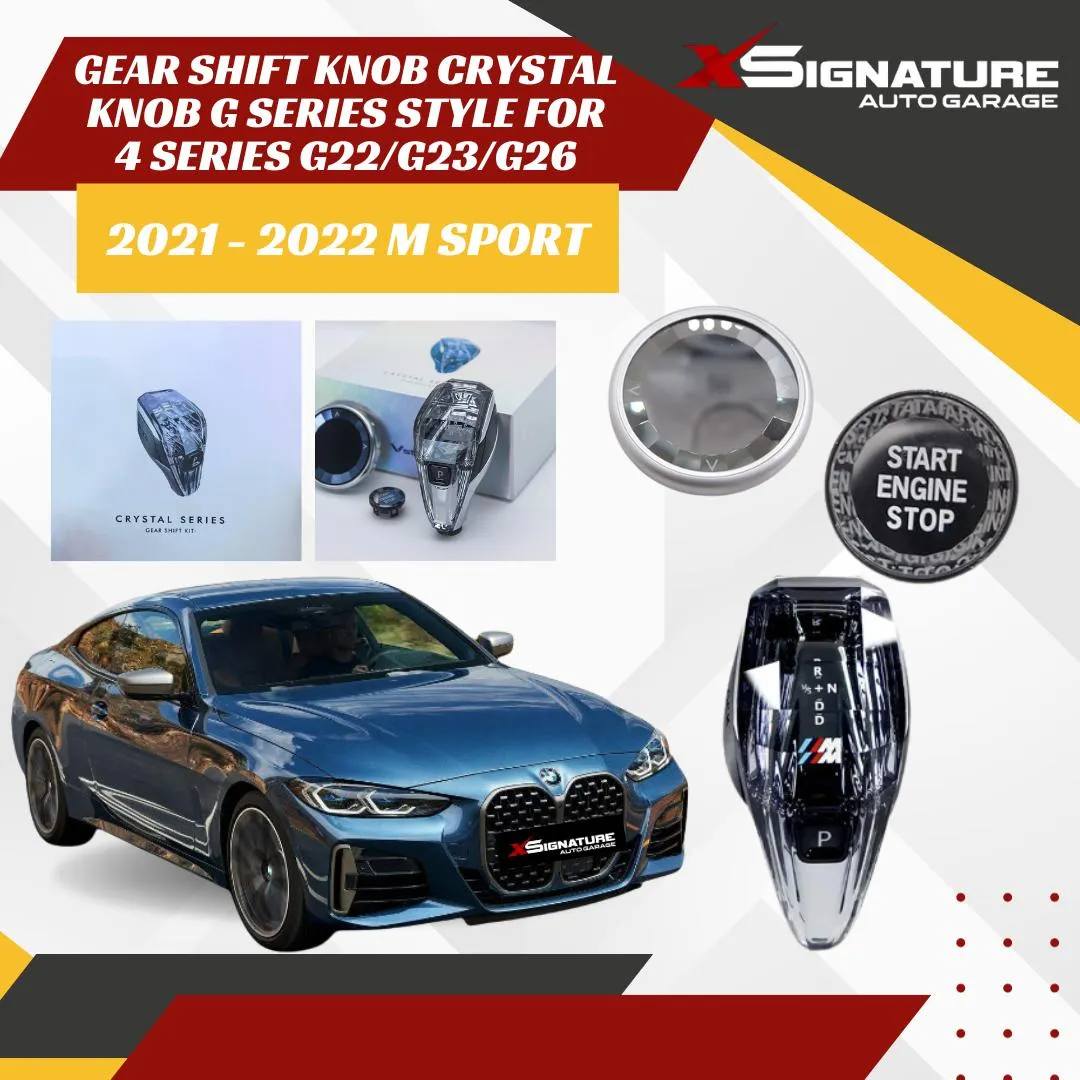 GEAR SHIFT KNOB CRYSTAL KNOB G SERIES FOR BMW 4 SERIES G22 G23 G26