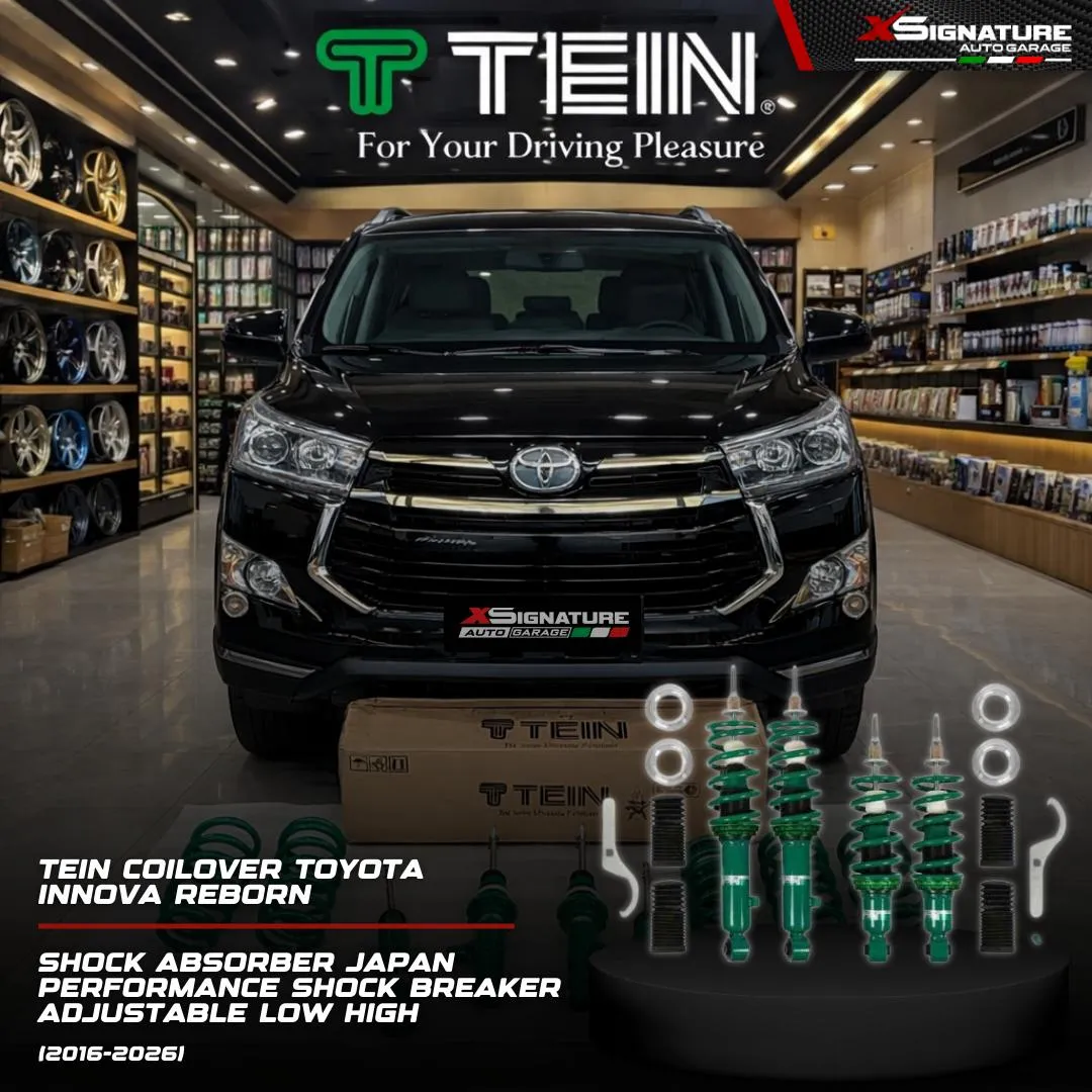 TEIN COILOVER TOYOTA INNOVA REBORN (2016-2026)  STREET ADVANCE Z (SAZ) SHOCK ABSORBER JAPAN PERFORMANCE SHOCK BREAKER ADJUSTABLE LOW HIGH & DAMPING FORCE