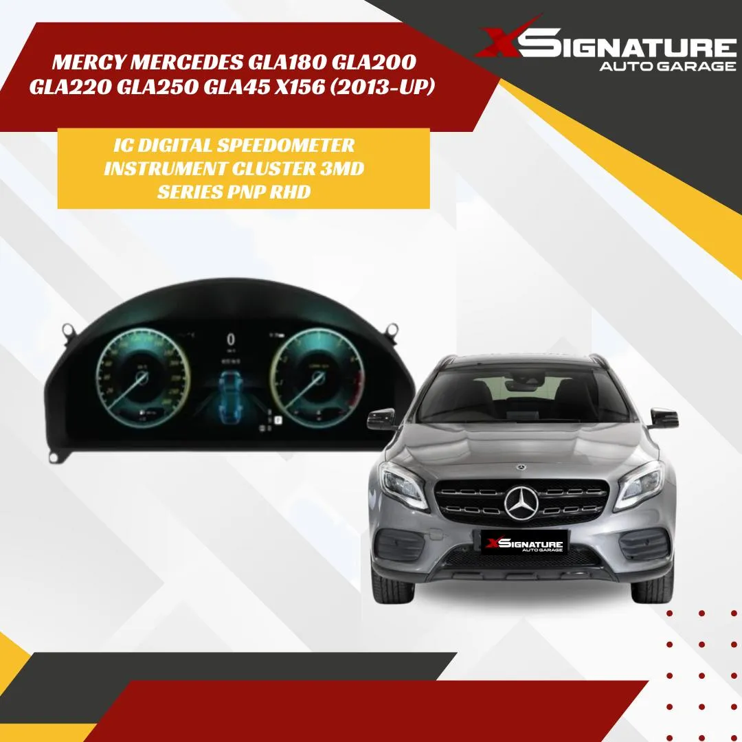 MERCY MERCEDES GLA180 GLA200 GLA220 GLA250 GLA45 X156  (2013-UP) IC DIGITAL SPEEDOMETER INSTRUMENT CLUSTER 3MD SERIES PNP RHD