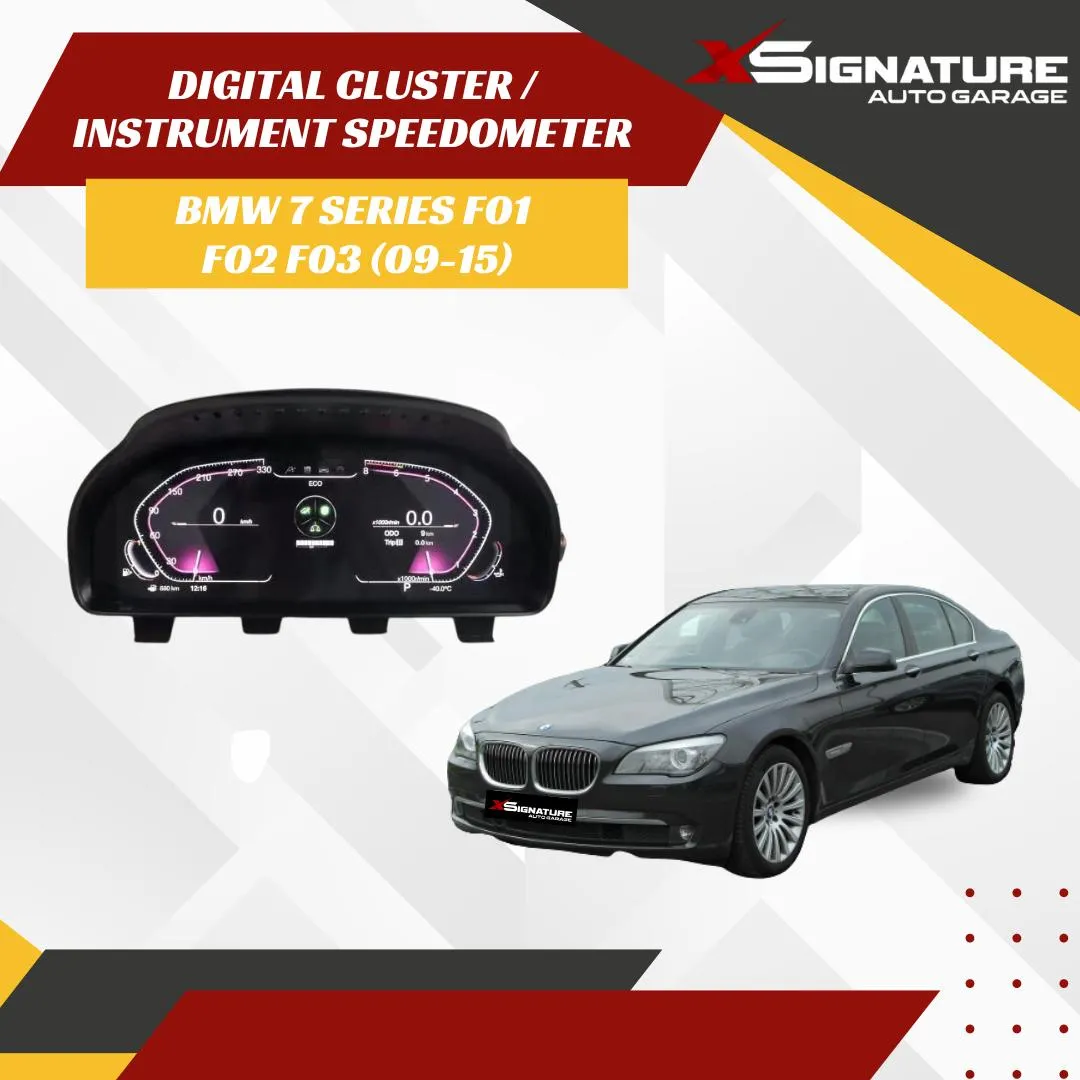 DIGITAL CLUSTER SPEEDOMETER BMW 7 SERIES F01 F02 F03 G SERIES STYLE