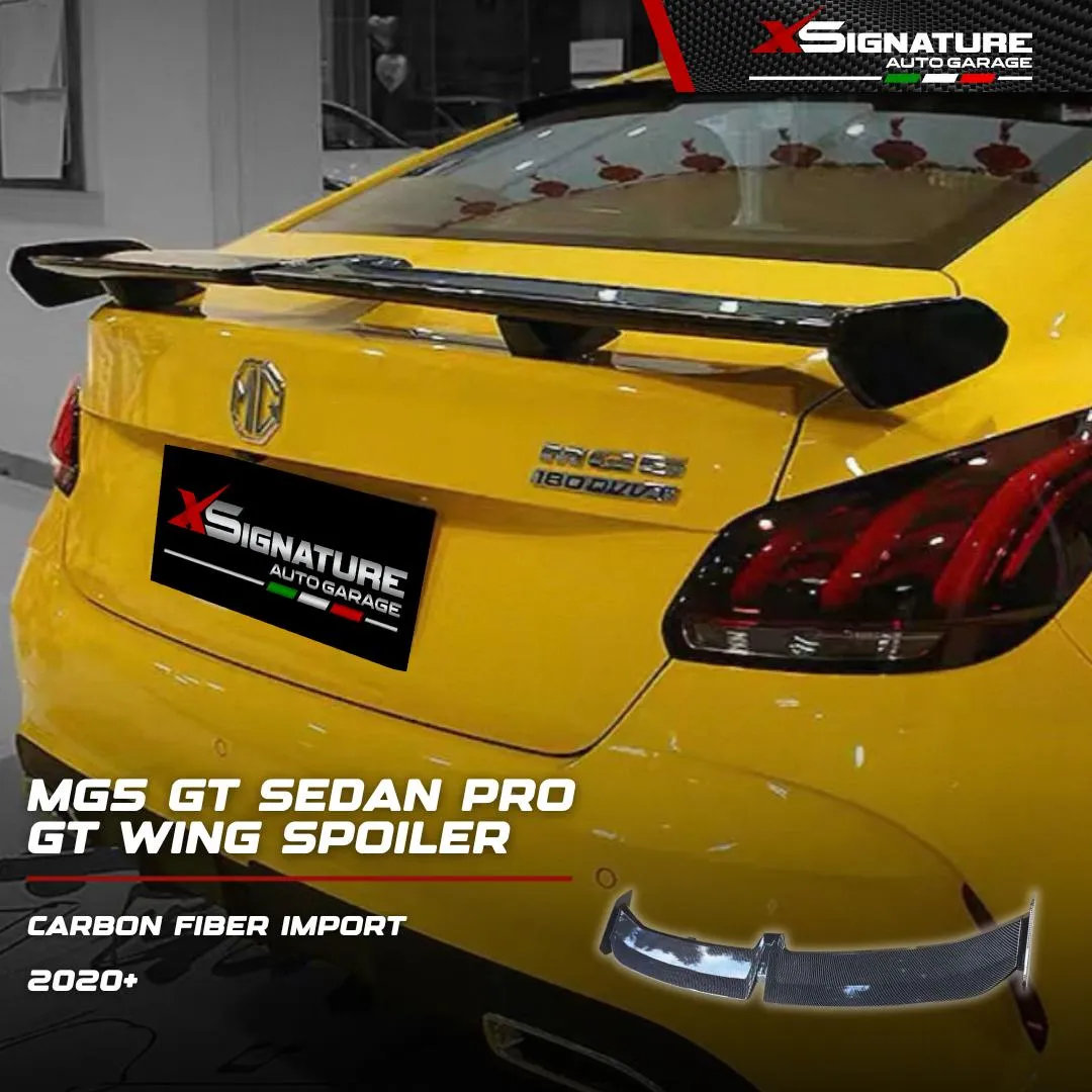 MG5 GT SEDAN (2020+)  PRO GT WING SPOILER CARBON FIBER IMPORT